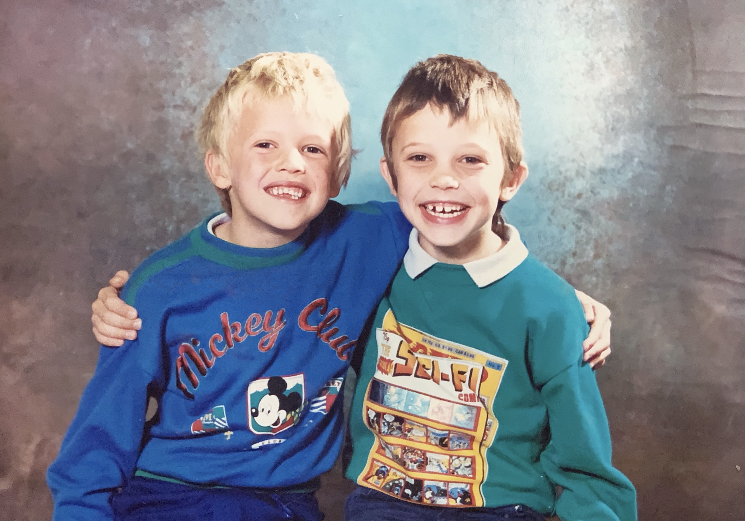 Portrait of two boys